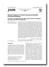 Network analysis of protein structures identifies functional residues